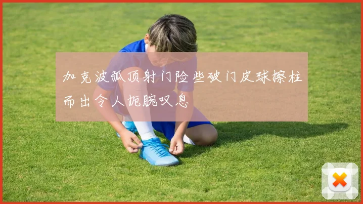 加克波弧顶射门险些破门皮球擦柱而出令人扼腕叹息